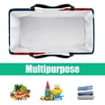 thumbnail image 5 of Santa Claus Versatile Oxford Cloth Reusable Storage Box - Foldable, Large Capacity Beach Bag, Shopping Bag, and Decorative Box, 5 of 7