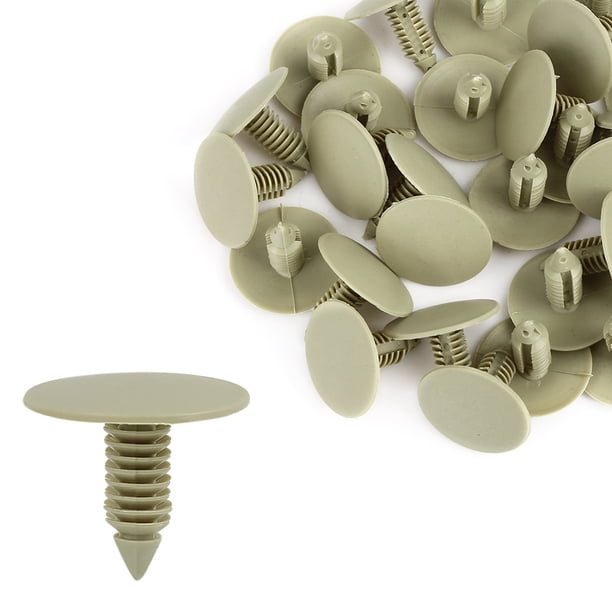 30Pcs Clips Retención Techo Interior Nailon TY98TL2-AA