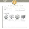 thumbnail image 1 of TKC Barbados 6 Piece All Weather Cover Set in Beige, 1 of 2