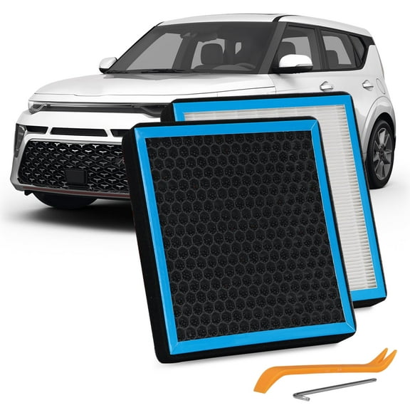 CF12160 Cabin Air Filter HEPA Air Conditioner with Activated Carbon Replacement Cabin Air Filter Accessories Compatible with HYUNDAI KIA 2016 2017 2018 2019 2020 2021 2022 2023
