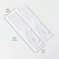 thumbnail image 3 of Funuony Uv Sun Protection Arm Sleeves for Men Women,Upf 50+ Sports Cooling Arm Compression Sleeves,Seamless Cover Arms Outdoor Sports Cycling Running Driving White One Size, 3 of 3