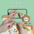 thumbnail image 3 of Crochet Kit for Beginners, Sheep Crafts Knitting Starter Set for Adults ,Easy-to-Learn Complete Crochet Starter Kit for Experts, Beginners, 3 of 7