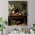 thumbnail image 4 of Antique Danish Interior Still Life Canvas Moody Vintage Vertical Home Wall Art, 4 of 8