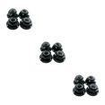 thumbnail image 4 of maskred 4pcs Alliage d'Aluminium en Nylon Écrou de Blocage de Roue pour 1/10 Axial SCX10 Crawler Robuste et Durable en Alliage d'Aluminium Roue en Nylon Noir 3Set, 4 of 6