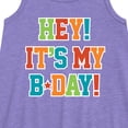 thumbnail image 2 of Instant Message - Its My Bday Graphic Sleeveless Aline Dress, 2 of 5