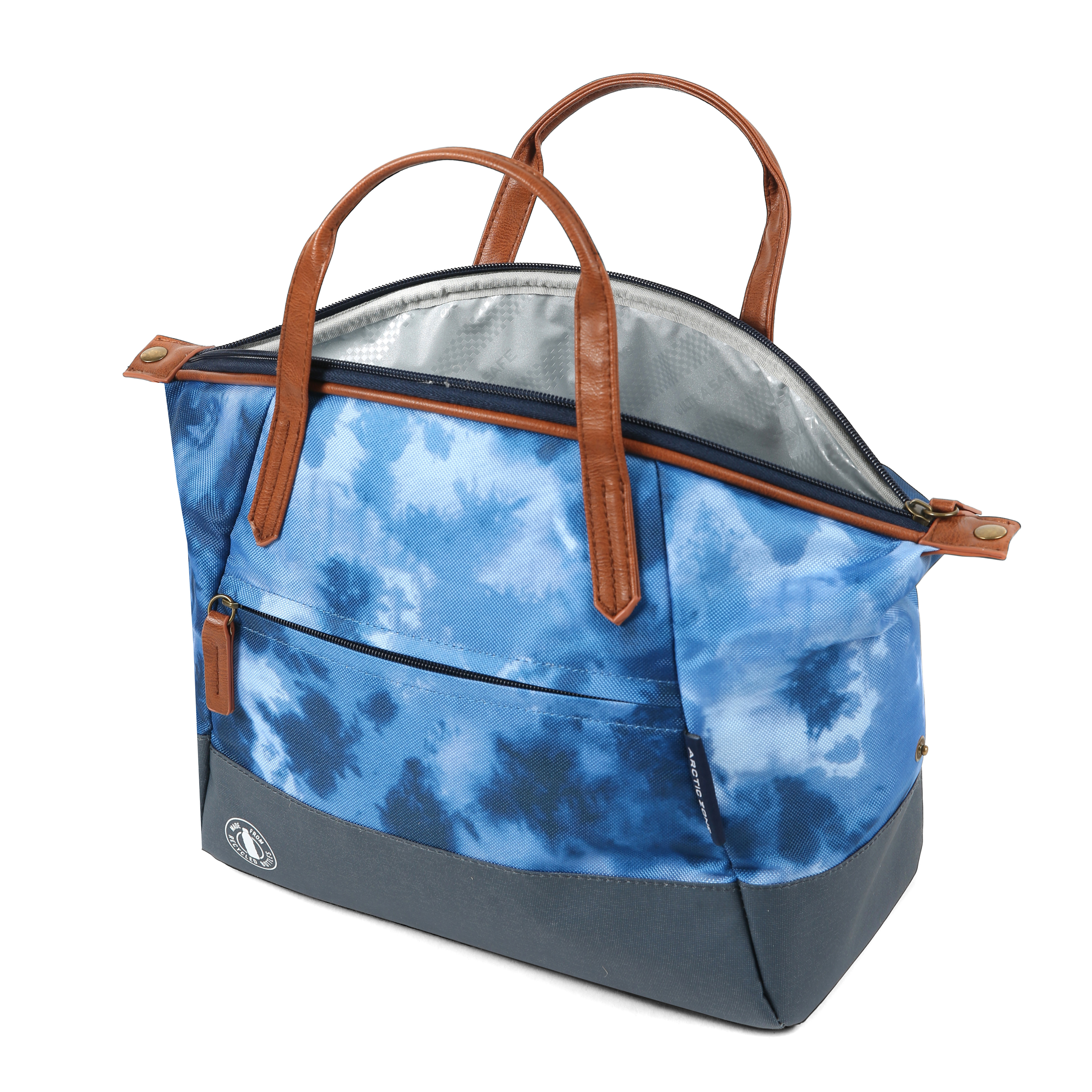 Arctic Zone Eco Lunch Tote, Lunch Bag For Women, Blue Tie Dye