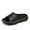 black khaki, variant on Men's Fashion Thick Sole Cloud Slides Non-Slip Pillow Sandals for Shower Casual Wear