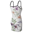 thumbnail image 6 of Ladies Elegant Sling Sleeveless Sexy Dress flowers, 6 of 6