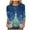 B-Light Blue, variant on mgoYE Christmas Tops for Women Christmas Sweatshirts Women Funny Christmas Graphic Crewneck Shirts Xmas 3/4 Sleeve Sweaters Pullover(Purple,L)