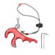 thumbnail image 1 of 4 Dedos Tiro con Arco Ayuda de Liberación Agarre Aleación de Aluminio Arco Compuesto Pulgar Gatillo para Tiro al Aire Libre Rojo, 1 of 10