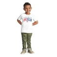 thumbnail image 3 of Puerto Rico Nuyorican USA State Flag Toddler Boy Girl T Shirt Infant Toddler Brisco Brands 4T, 3 of 6