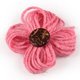 thumbnail image 1 of 10 piezas Adornos de hotel Decoraciones para el hogar Atractivo hilo de lino Adornos de flores Fiesta de Navidad Flores de boda 65x11mm rosado Macarena flor de guirnalda guita flor, 1 of 8