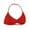Red, variant on Fengactive Women's Seamless Halter Sports Bra Open Back Padded Gym Workout Crop Tank Tops Low Impact Bra