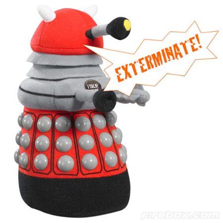 Doctor Who Medium Talking Plush: Red Dalek