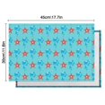 thumbnail image 6 of Tropical Ocean Placemats Set of 4, Flax Heat Resistant Table Mats, Wrinkle Free and Machine Washable, Starfish Coral Marine Pattern for Summer Beach Seaside Dining Decor, 6 of 6