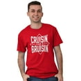thumbnail image 4 of Cruising a Bruising Fight Rebel Punk Men's Graphic T Shirt Tees Brisco Brands L, 4 of 6