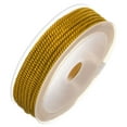 thumbnail image 3 of Uxcell Twisted Nylon Twine Thread Beading Cord 3mm 7M/23 Feet Extra Strong Braided Nylon String, Brown Yellow, 3 of 6
