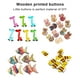 thumbnail image 4 of Botones de animales mixtos Billuyoard 50PCS para artesanías de colección DIY, 4 of 6
