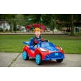 thumbnail image 2 of 6V Spider-Man Super Car, Battery Powered Ride-on with Lights and Sounds, by Dynacraft, 2 of 9