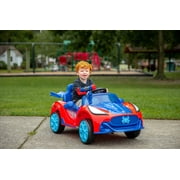 Dynacraft Spider-Man 6V Super Car, Battery Powered Ride-on with Lights and Sounds, 1 count
