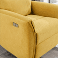 thumbnail image 4 of Newboti Furniture Asheville Dark Yellow Suede Recliner Chair 90121, 4 of 6