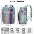 thumbnail image 3 of Elegant Paisley Boho Cooler Backpack - 20L Insulated Soft Cooler Bag with Multiple Pockets, Lightweight & Durable for Outdoor Adventures, 3 of 6