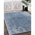 thumbnail image 3 of Ahgly Company Machine Washable Indoor Square Industrial Modern Windows Blue Area Rugs, 8' Square, 3 of 7