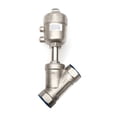 thumbnail image 4 of 1/2" 3/4" 1" 2" Stainless Steel Pneumatic Threaded Angle Seat Valve Y Type High Temperature Steam Threaded Angle Seat Valve ,Easy to Install, 4 of 6