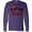 Purple, variant on Inktastic Love My Bulldogs Football Long Sleeve T-Shirt