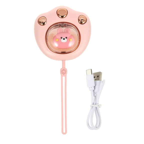 Hand Warmer Gift USB Multi-function Heater Cat Claw Heating Charge Pink Plastic Student Office