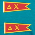 thumbnail image 3 of CafePress - Delta Chi Flag T Shirt - Womens Tri-blend T-Shirt, 3 of 4