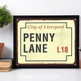 thumbnail image 6 of Penny Lane Sign - 11x14 Unframed Typography Art Print - Great Gift for The Beatles Fans (Printed on Paper, Not Metal), 6 of 6