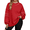 Red/Lights, variant on DEXIO Women Plus Size Merry Christmas Shirt Plaid Leopard Tree Shirt Oversized Xmas Casual Holiday Long Sleeve Tee Top, Red,5X