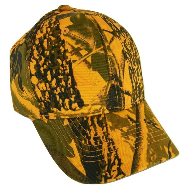 E.Z.Cap Men's Hunting Camouflage Adjustable Baseball Cap (Orange