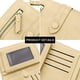 thumbnail image 3 of Cartera pequeña para mujer, tarjetero de piel sintética, mini monedero compacto con bolsillo para monedas con cremallera, 3 of 5