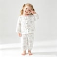 thumbnail image 2 of Boys And Girls Soft Pajamas Cotton Toddler Pjs Long Sleeve Kid Sleepwear Sets,6-12 Months 12-24 Months 2t 3t 4t 5t 6t 7t 8t 9t Children(Pink,3-6 Months), 2 of 6