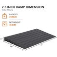 thumbnail image 2 of 2.5 In Rise Portable Rubber Threshold Ramp Anti-Slip Wheelchair Ramp with 2500 Lbs Capacity for Doorways Stairs Driveways and Pets, 2 of 8