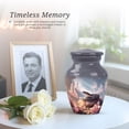 thumbnail image 6 of Snake funeral mini Urns for Human Ashes - miniature Cremation Urns for Human Ashes - Gray Urns for Adult Ashes Women - Small Keepsake Urns for father, 3 Inch, 6 of 7