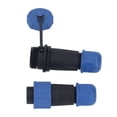thumbnail image 4 of Aviation Female Male Connector, Screw Crimping Aviation Plug Socket Copper Contact 2 Sets High Temp Resistance  For Electronic Equipment, 4 of 8