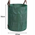 thumbnail image 2 of Multifunctional Storage Solutions, Heavy-duty Handles Pop Up Grass Bin For Garden Yard Waste, Universal Use Freestanding Foldable Reusable Gardening Lawn Leaf Bag (Green, 4PCS), 2 of 5