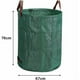 thumbnail image 2 of Bolsas reutilizables para hojas, bolsas de jardinería resistentes, bolsas plegables de doble fondo, tela PP duradera resistente al agua, paquete de 4 para recolección de desechos de césped y jardín, 2 of 5