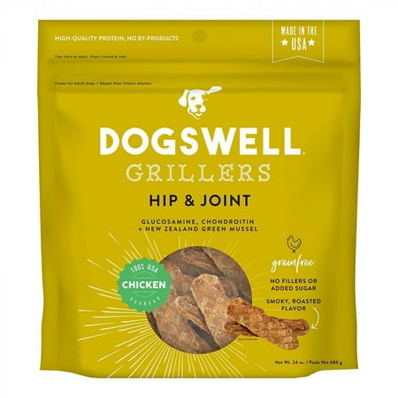 UPC: 0693804292438 | Dogswell Grillers Hip & Joint Dog Treats – Chicken 24 oz