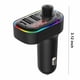 thumbnail image 5 of Bluetooth 5.0 FM Transmitter For Car,Bluetooth Car Adapter With USB Charging Car Charger MP3 Player,Hands Calling, 5 of 6
