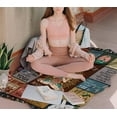 thumbnail image 2 of Yoga Blanket Gifts for Women Yoga Lovers Instructors, Yoga Blanket Gifts from Daughter Friends, Yoga Blanket Gifts for Outdoors Travel, Zen Meditation Room and Birthday Party Decor 50 * 60, 2 of 6