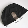 thumbnail image 4 of U part Wig Cap 6 Pack Black Weaving Cap Mesh Breathable Wig Caps Stretchable U Part Hair Net Adjustable Straps Top Stretch Gluless For DIY Making Wigs Women Lady Girls Men Adults, 4 of 5