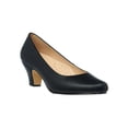 thumbnail image 1 of Zapatilla Formal Tacón Bajo Para Mujer Tipo Piel Negro negro 25 Incógnita 109D18, 1 of 7