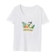 thumbnail image 3 of Camiseta de verano para mujer, camiseta de manga corta de ajuste regular para desplazamientos con mochila, 3 of 7