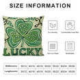 thumbnail image 6 of COMIO St. Patrick's Day Decorative Throw Pillow Covers Lucky Charms Pinch Proof Shamrock Clover Outdoor Pillowcase, Polka Dot Irish Holiday Cushion Case Home Decor&nbsp;2pc, 6 of 6