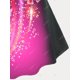 thumbnail image 4 of Camiseta en Talla Extra con Estampado de Mariposa y Curvo en Forma de Mariposa Rosegal  Camisetas tallas grandes, 4 of 5
