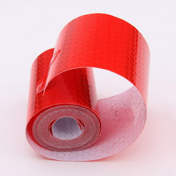 ORDDIART Red Reflective Tape Self-Adhesive High Visibility Safety Tape for Industrial Worker